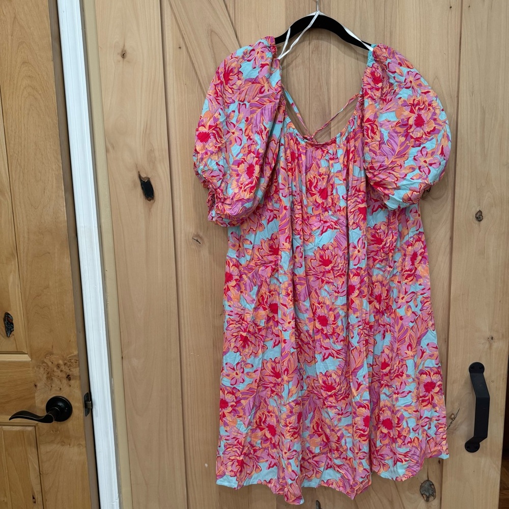 Petal & Pup Leyden Dress Size 8 NWT! Floral off the shoulder flowy mini dress - Picture 11 of 16